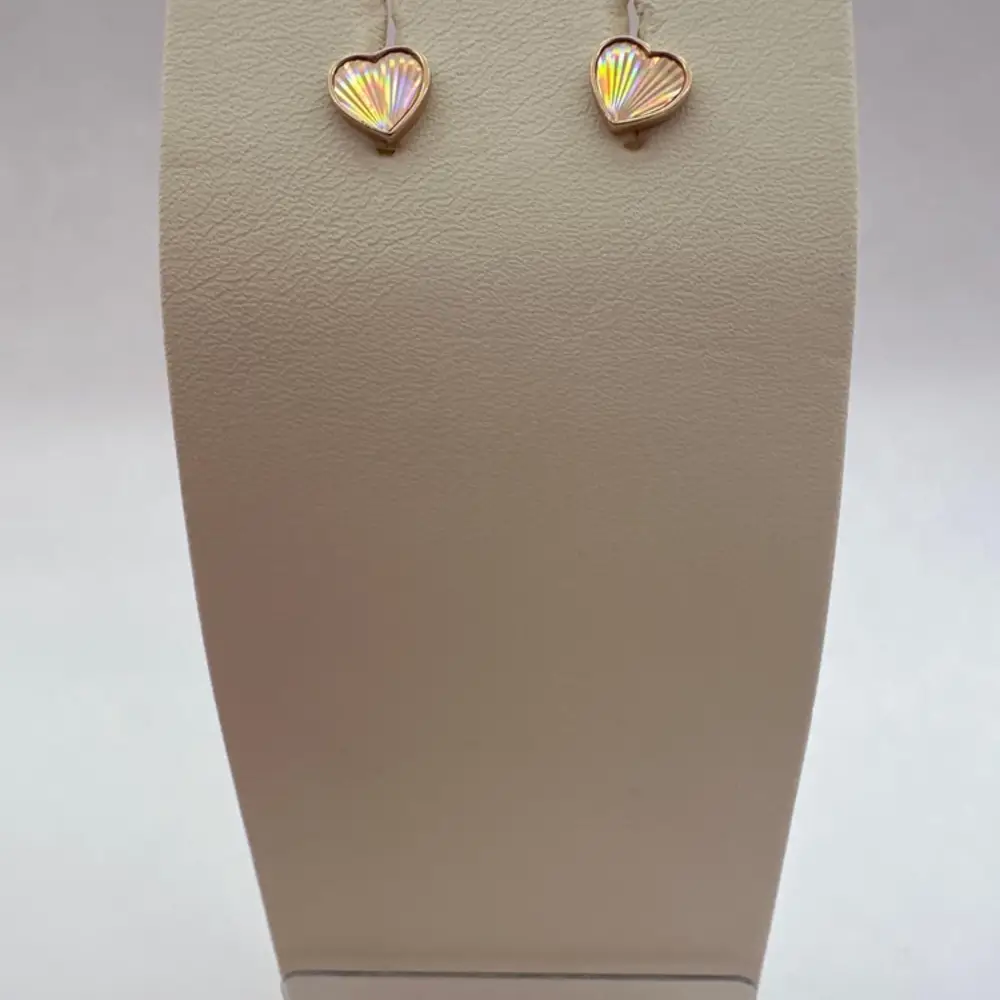Серьги из красного золота 585 пробы