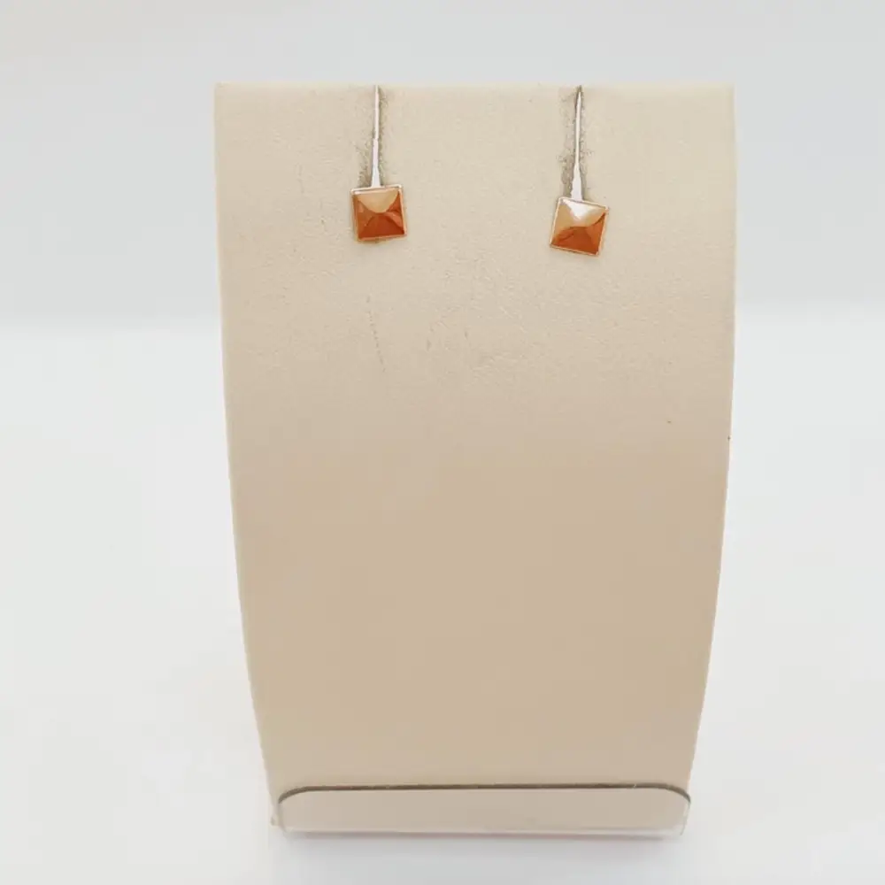 Серьги-продевки из красного золота 585 пробы