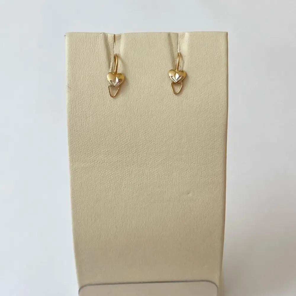 Серьги из красного золота 585 пробы