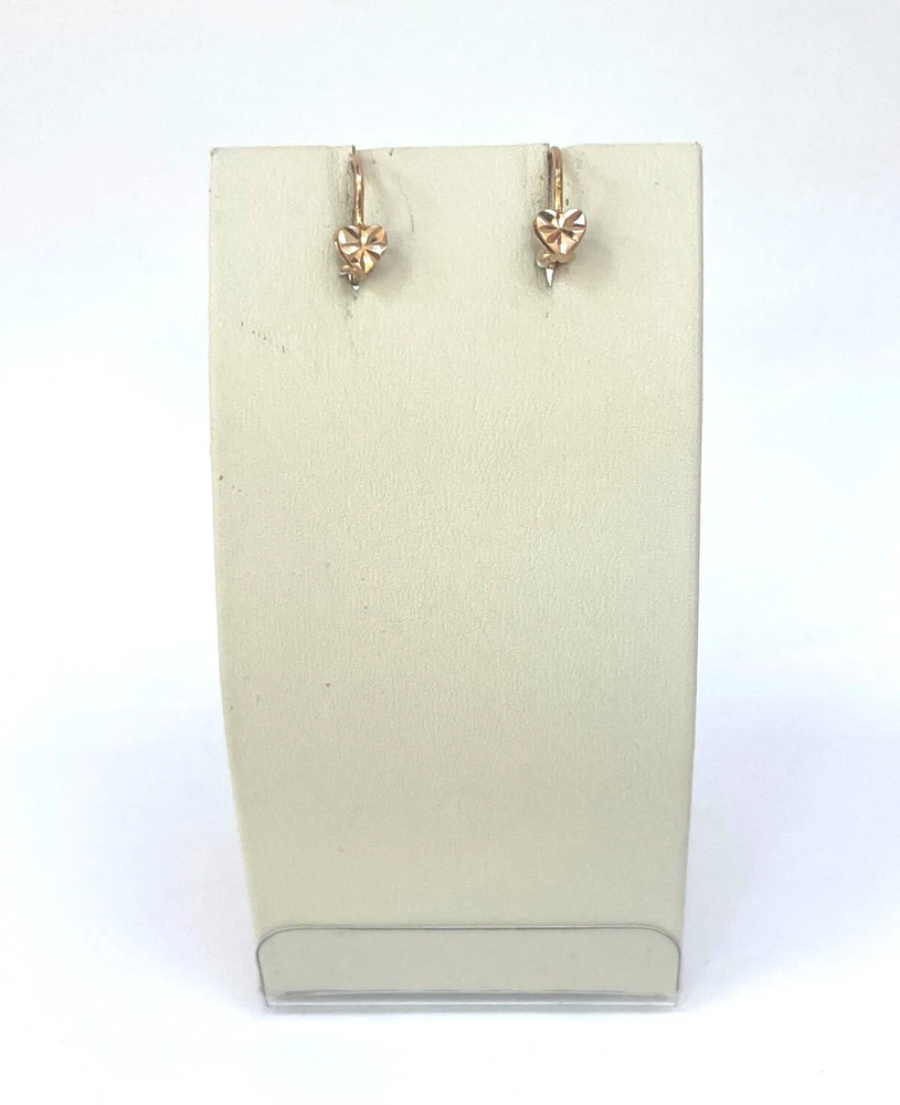 Серьги из красного золота 585 пробы