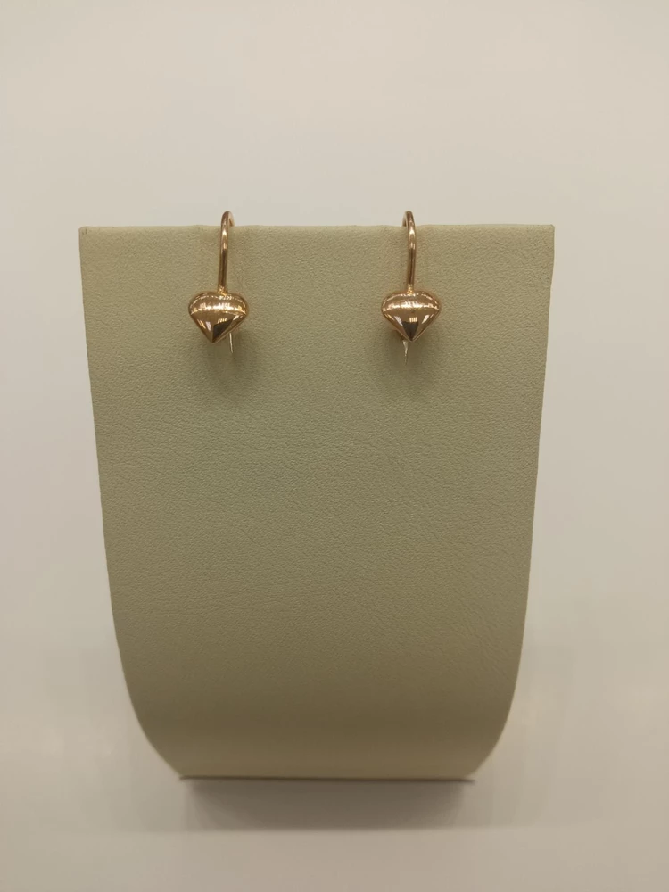 Серьги из красного золота 585 пробы