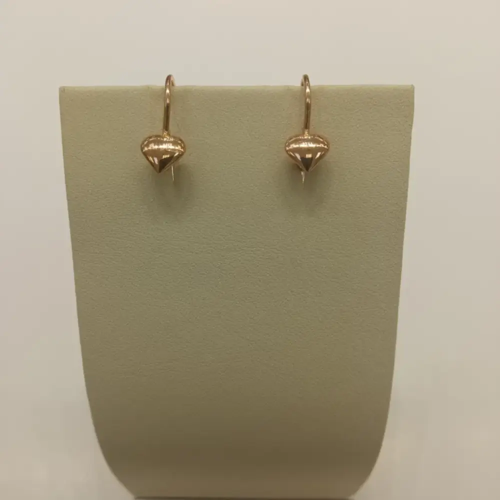 Серьги из красного золота 585 пробы