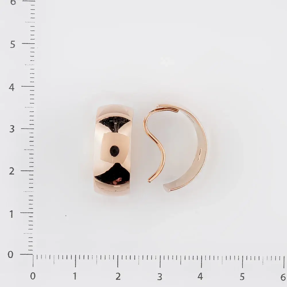 Серьги из красного золота 583 пробы