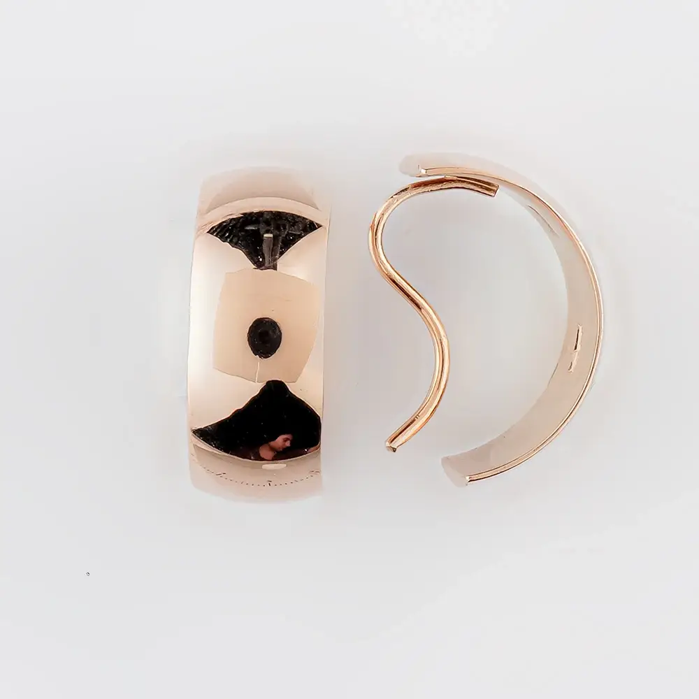 Серьги из красного золота 583 пробы