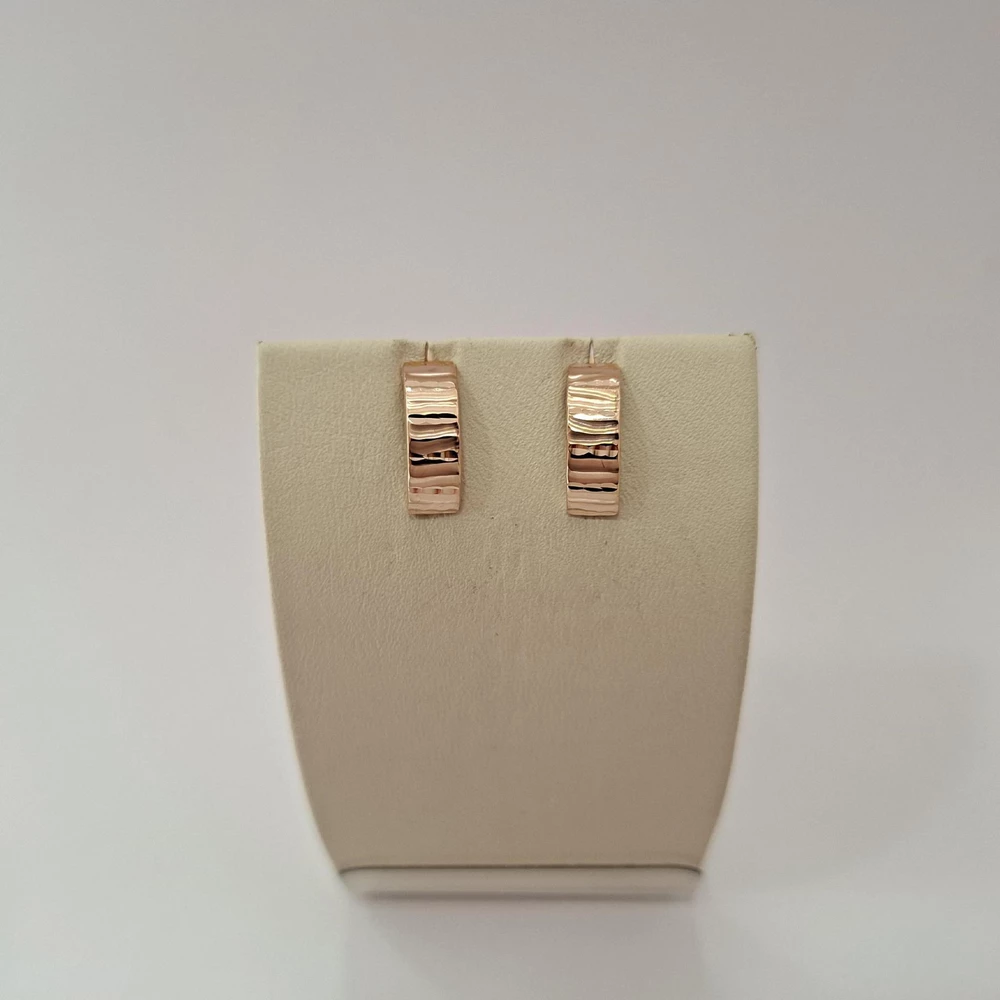Серьги из красного золота 585 пробы