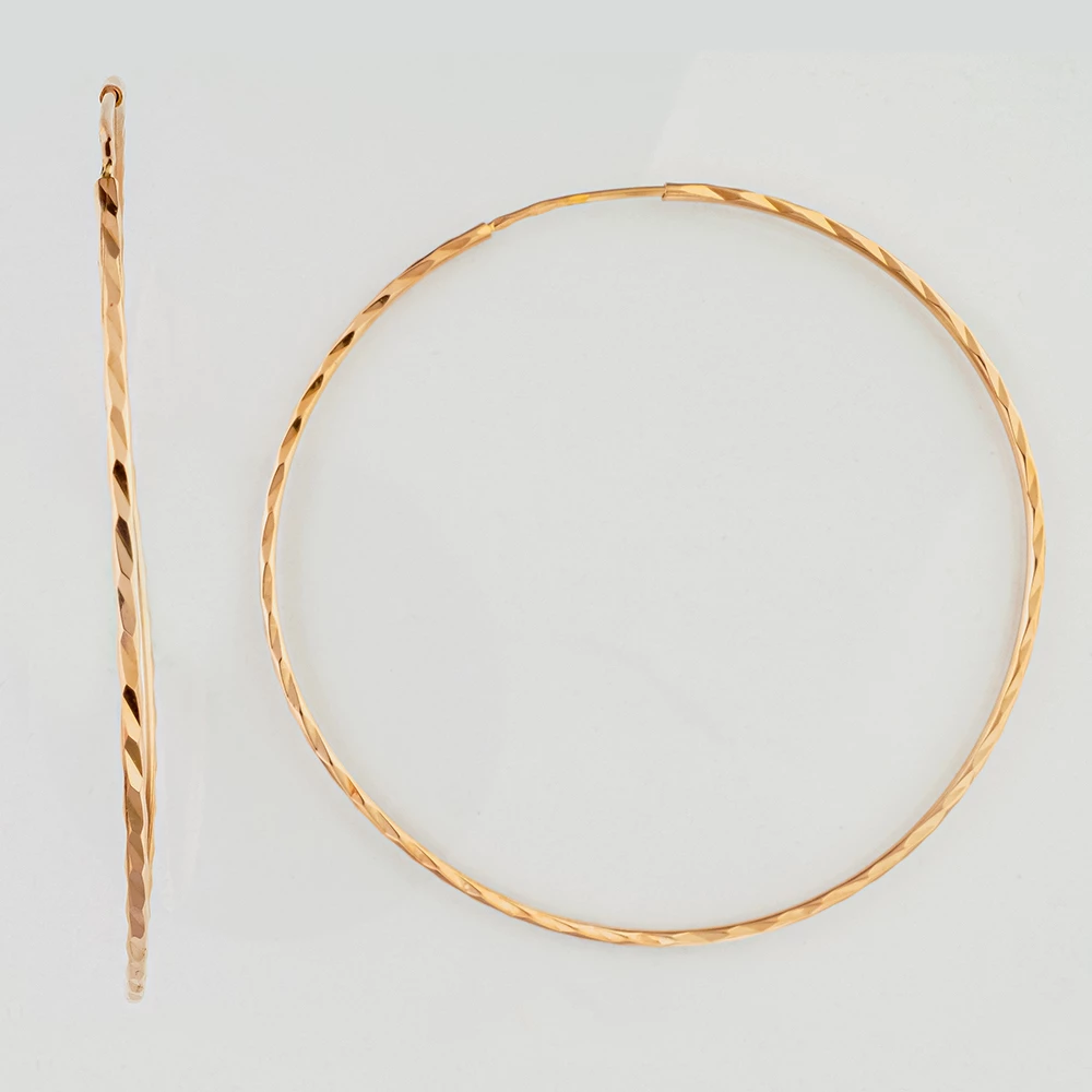 Серьги из красного золота 585 пробы