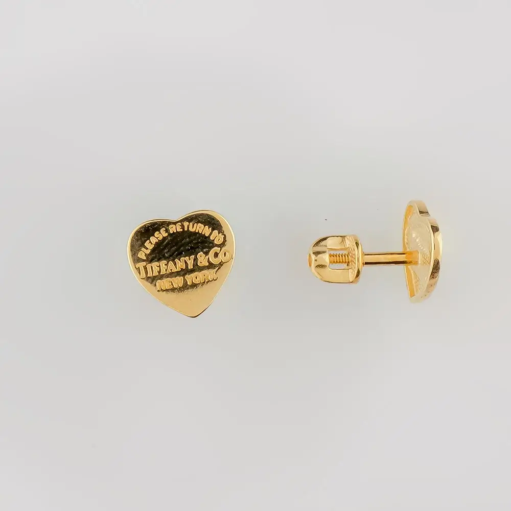 Серьги из желтого золота 585 пробы