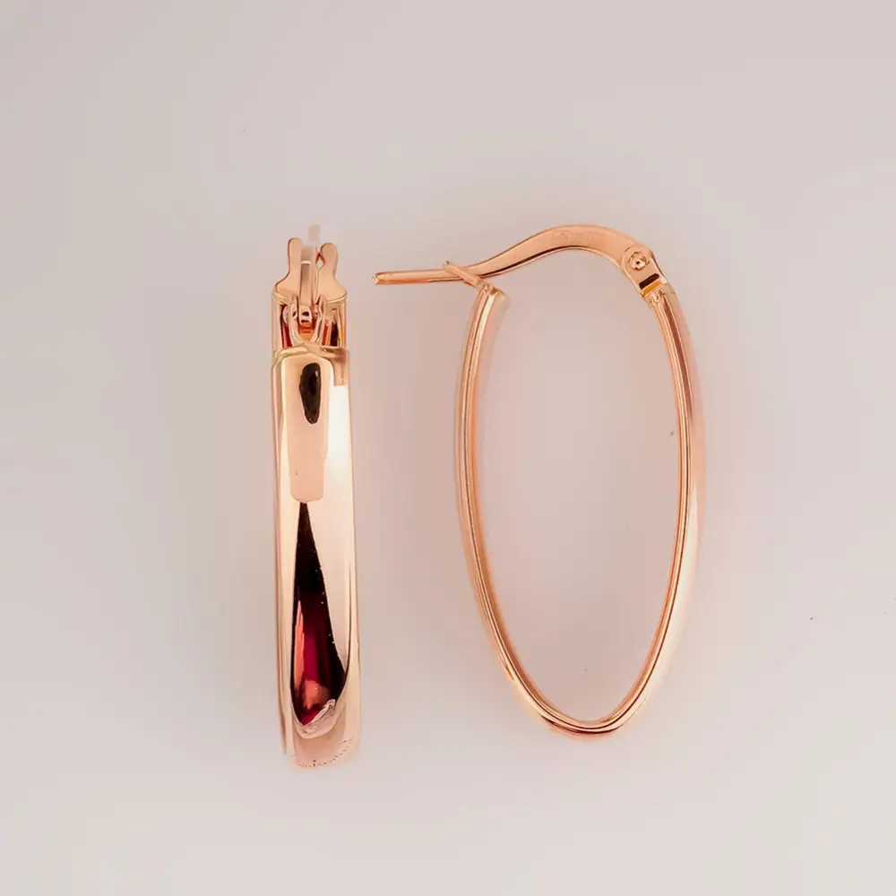 Серьги из красного золота 585 пробы