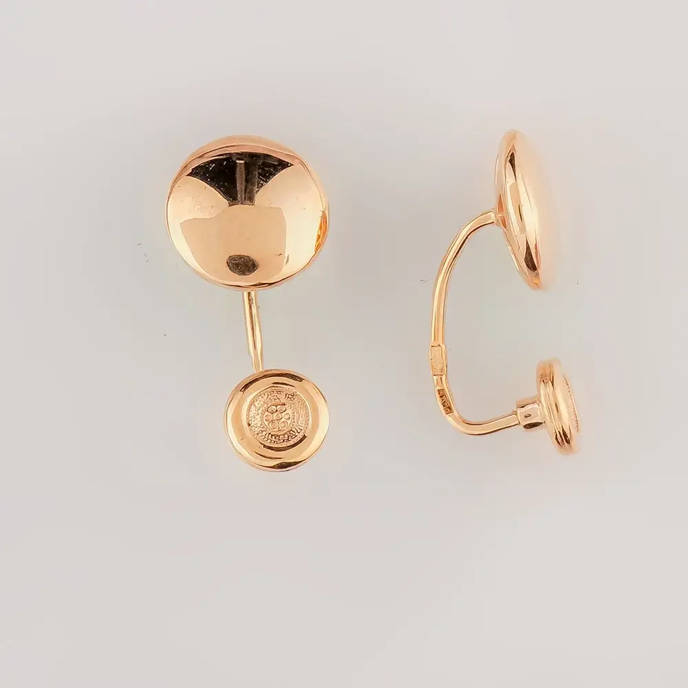 Серьги из красного золота 585 пробы