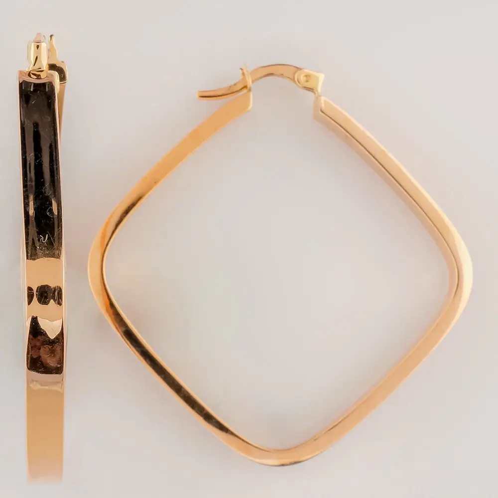 Серьги из красного золота 585 пробы