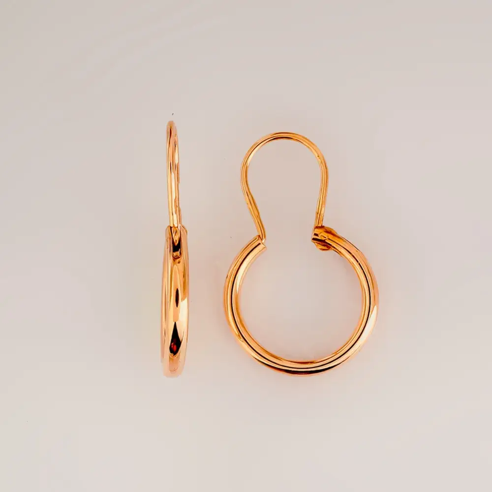 Серьги из красного золота 585 пробы