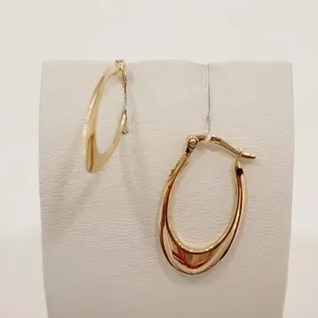 Серьги из красного золота 585 пробы