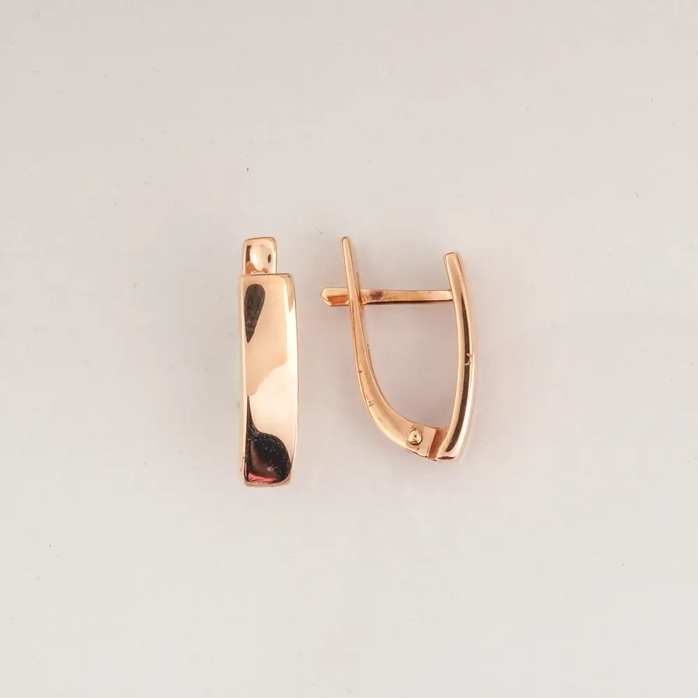 Серьги из красного золота 375 пробы