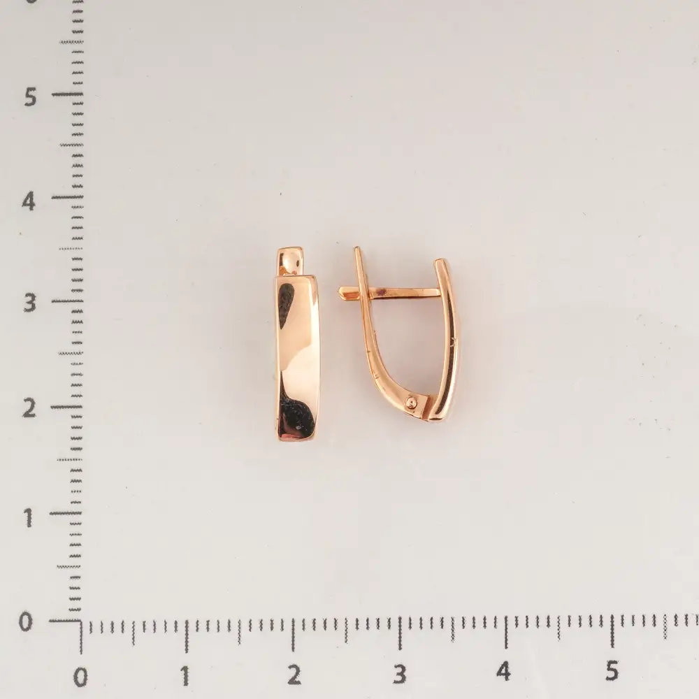Серьги из красного золота 375 пробы