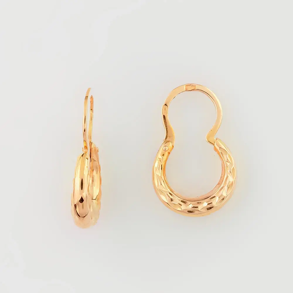 Серьги из красного золота 585 пробы