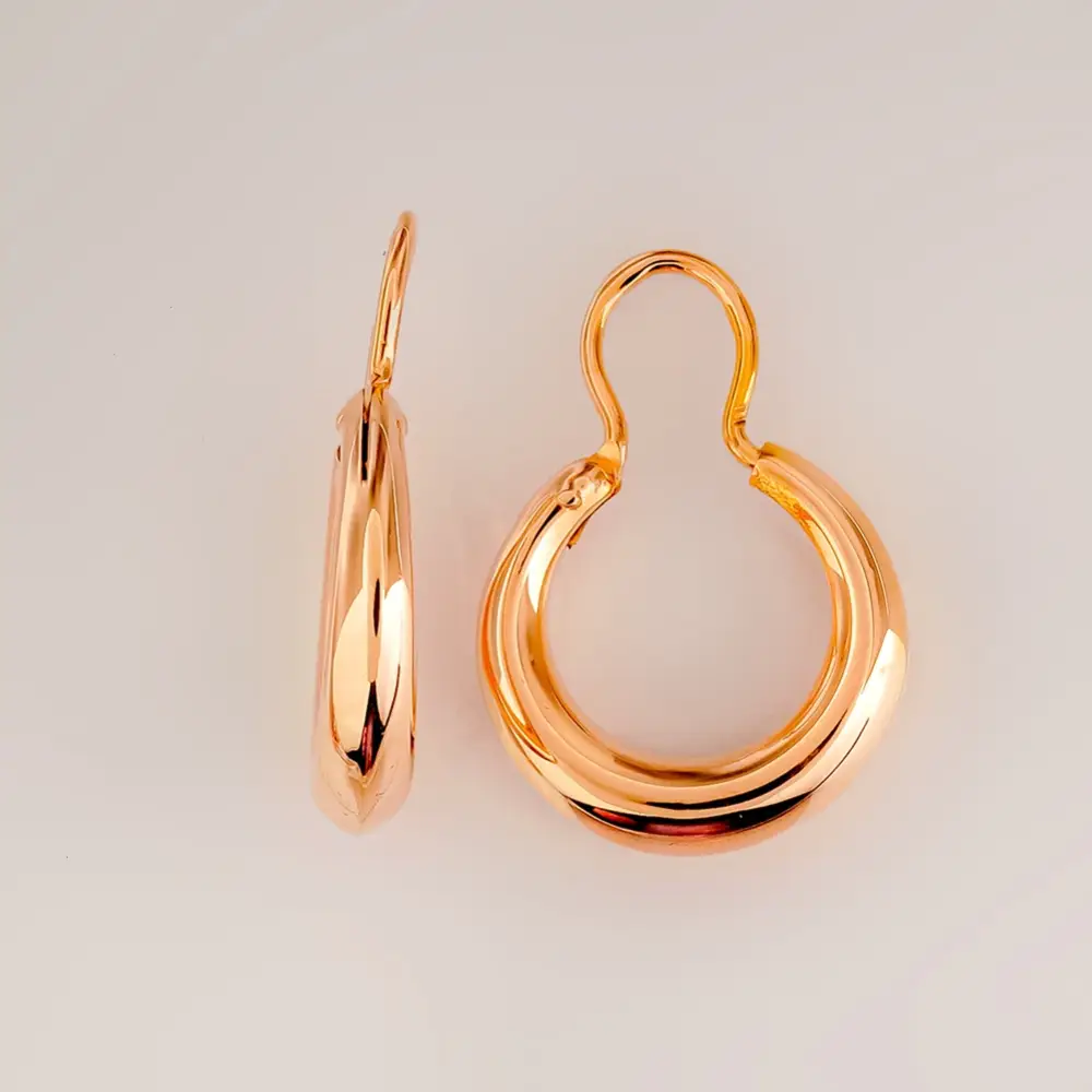 Серьги из красного золота 585 пробы