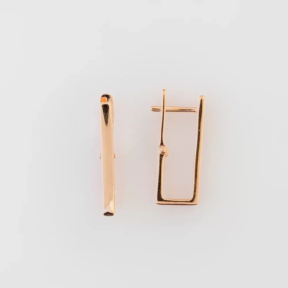 Серьги из красного золота 585 пробы