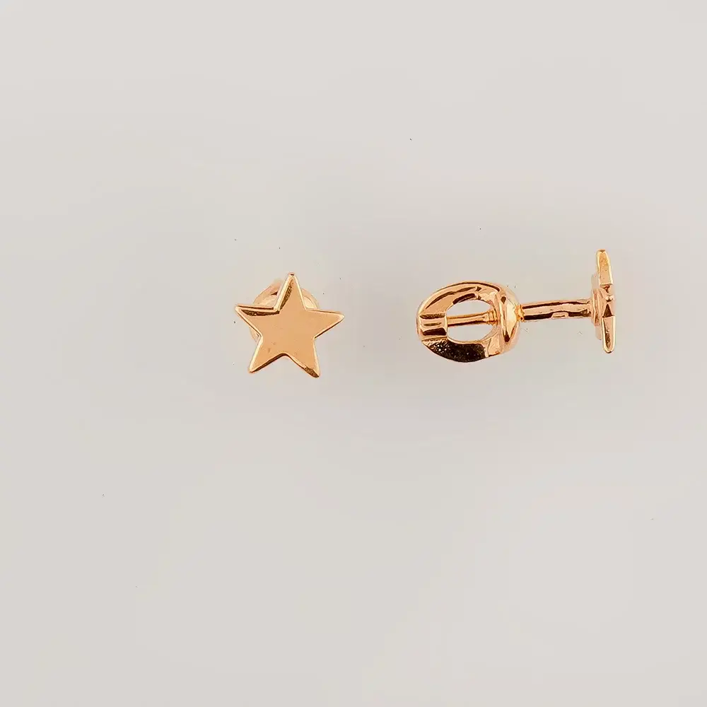 Серьги из красного золота 585 пробы