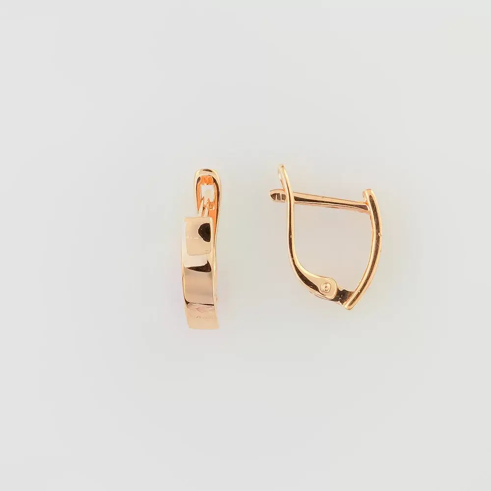 Серьги из красного золота 585 пробы 1