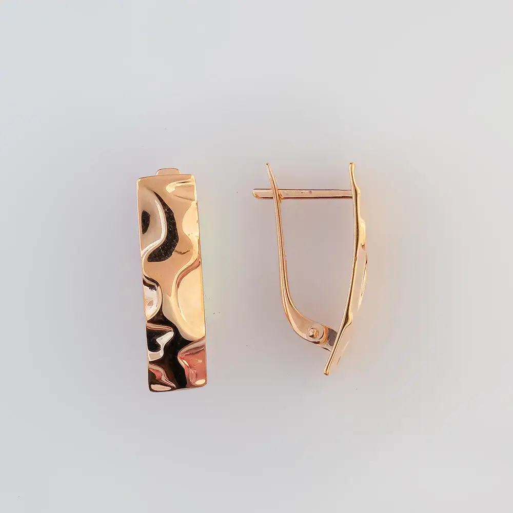 Серьги из красного золота 375 пробы