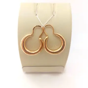 Серьги из красного золота 585 пробы