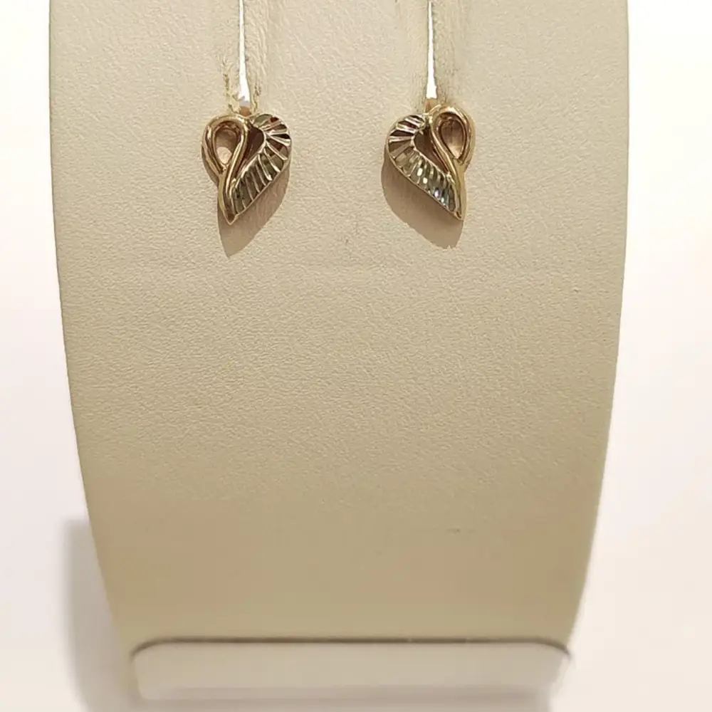 Серьги из красного золота 585 пробы
