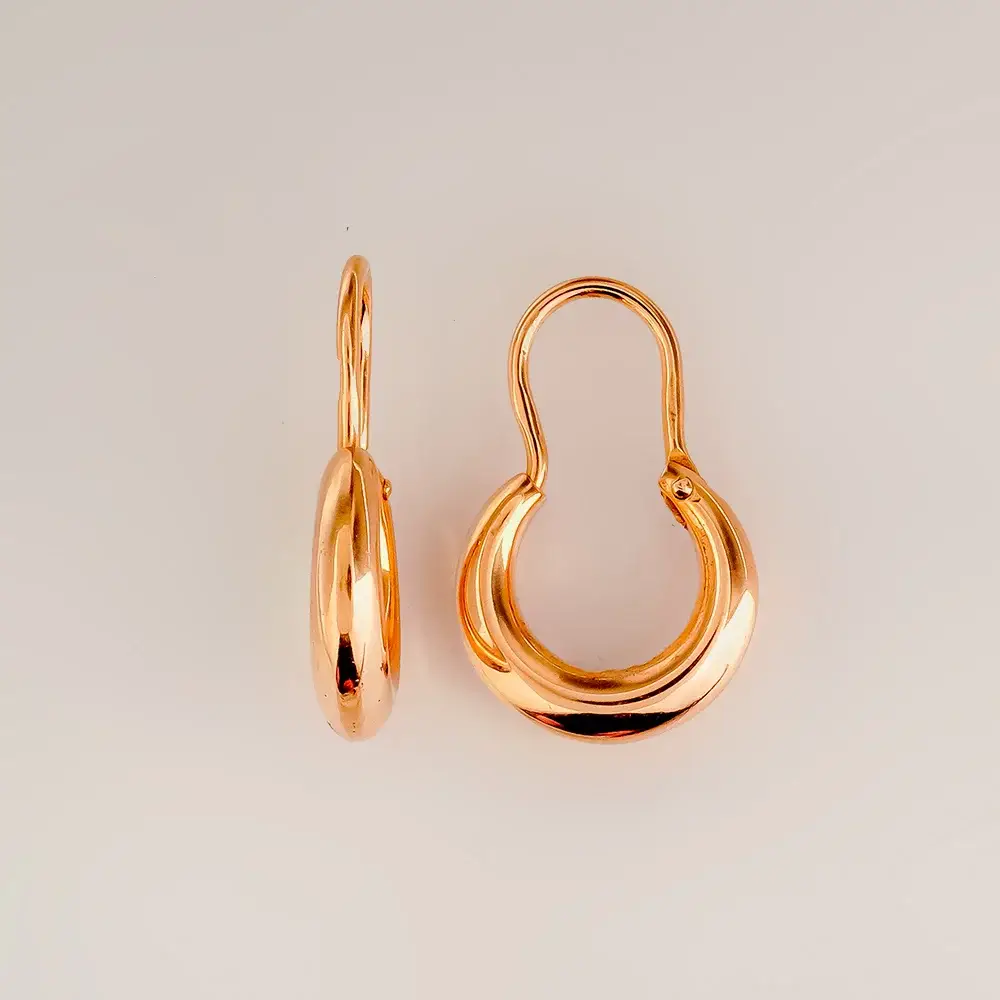Серьги из красного золота 585 пробы