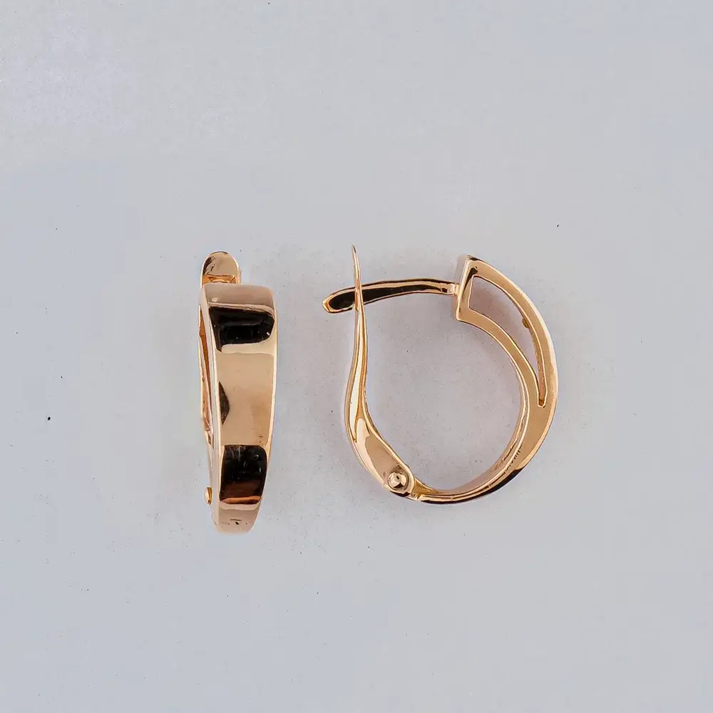 Серьги из красного золота 585 пробы