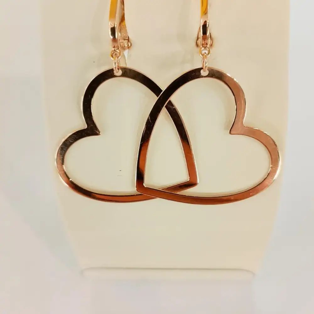 Серьги из красного золота 585 пробы