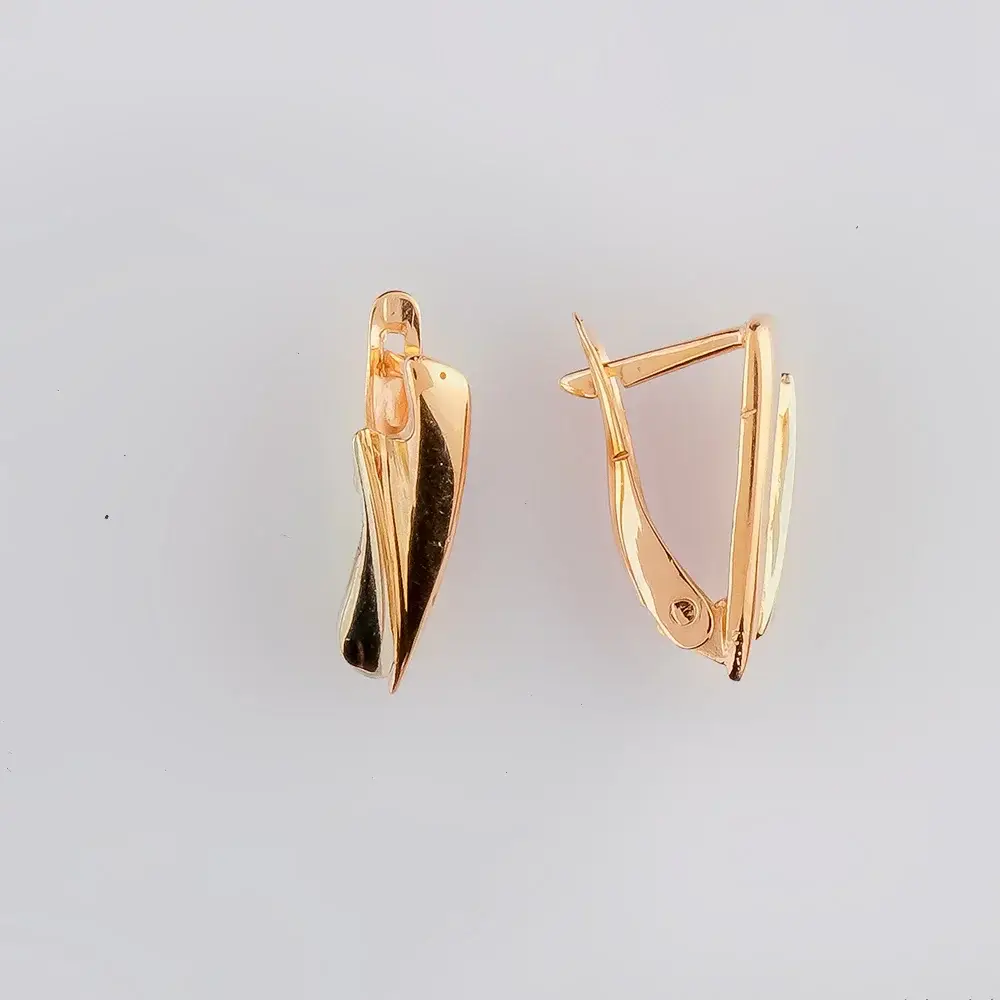 Серьги из красного золота 585 пробы