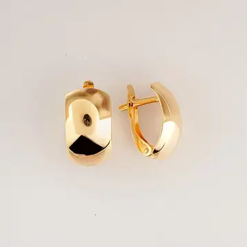 Серьги из желтого золота 585 пробы
