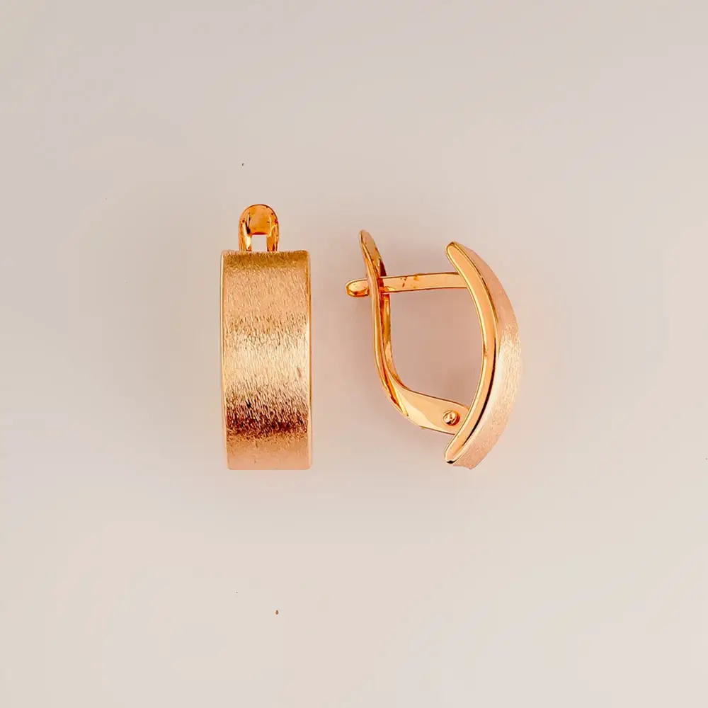 Серьги из красного золота 585 пробы