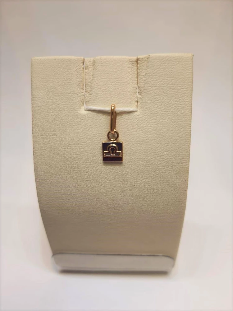 Подвес из красного золота 585 пробы