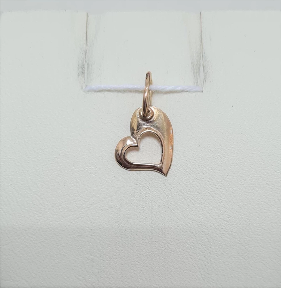 Подвес из красного золота 585 пробы