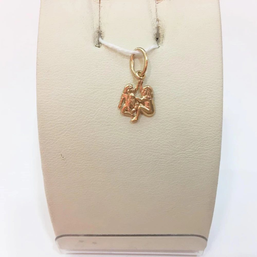 Подвес из красного золота 585 пробы