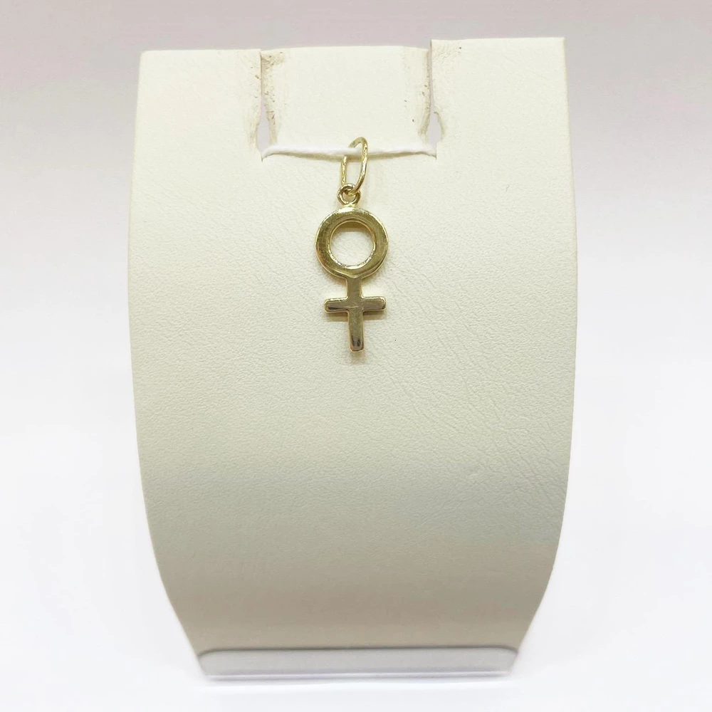 Подвес из желтого золота 585 пробы