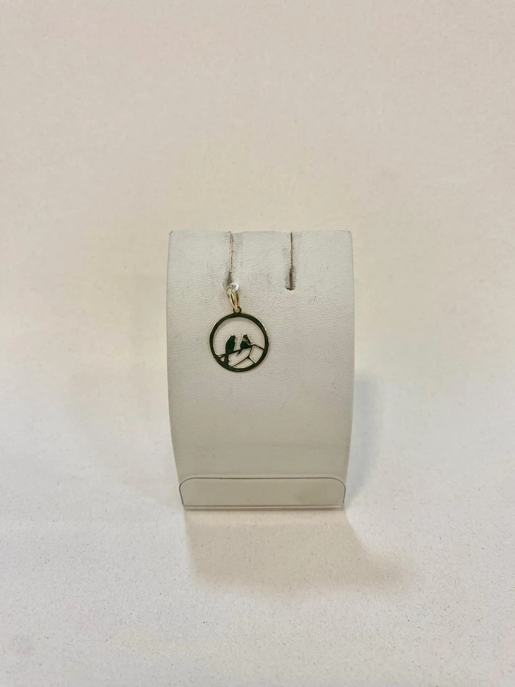 Подвес из желтого золота 585 пробы