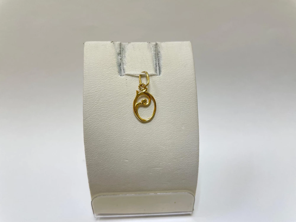 Подвес из желтого золота 583 пробы