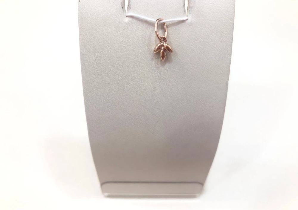 Подвес из красного золота 585 пробы