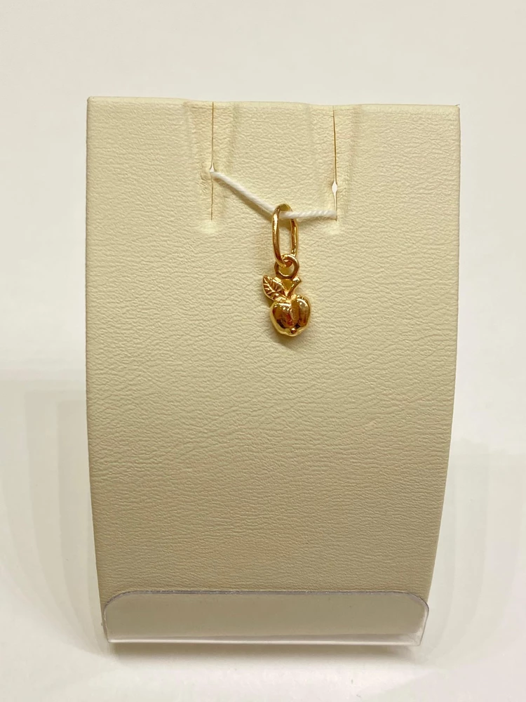 Подвес из красного золота 585 пробы