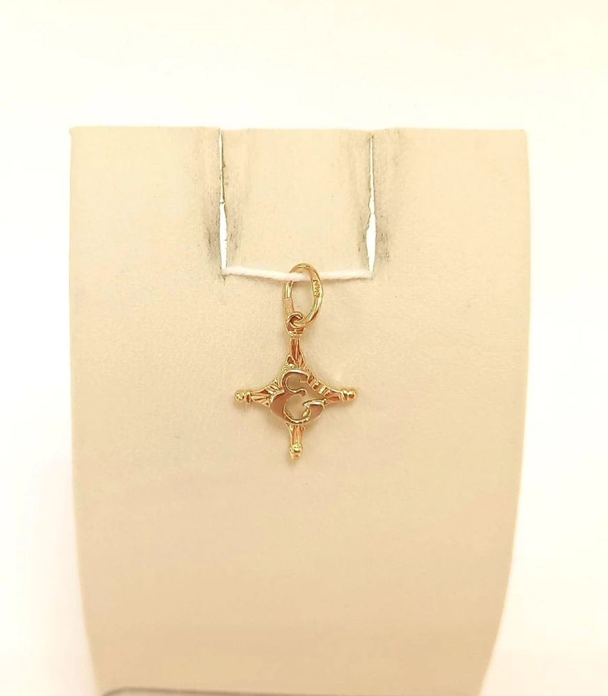 Подвес из красного золота 585 пробы