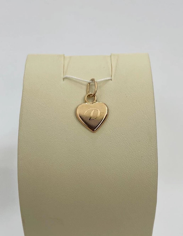 Подвес из красного золота 585 пробы