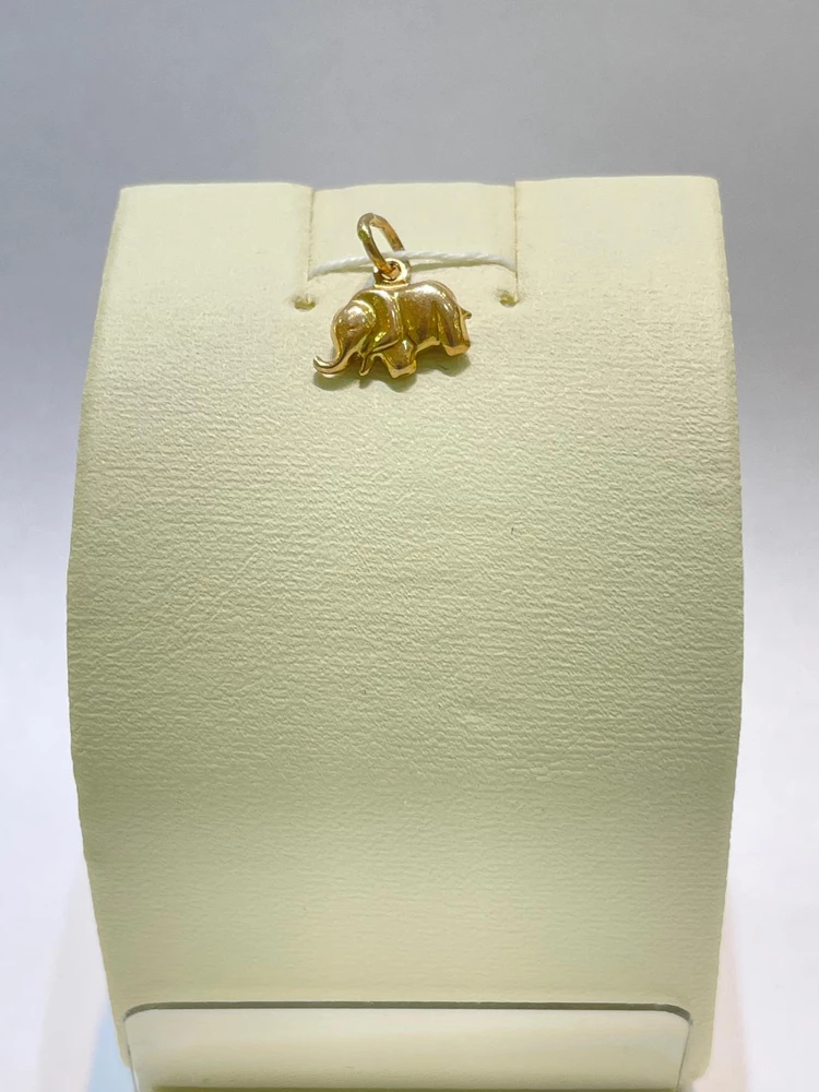 Подвес из красного золота 585 пробы