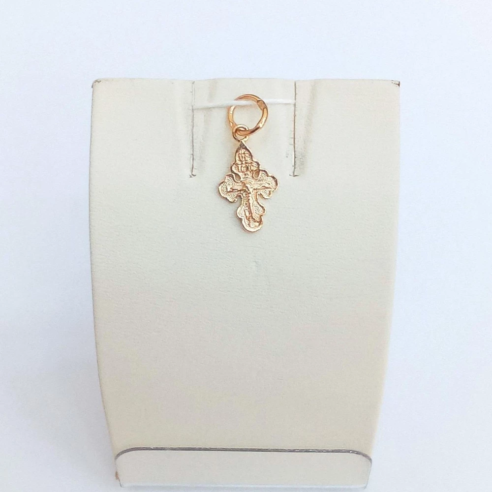 Подвес из красного золота 585 пробы