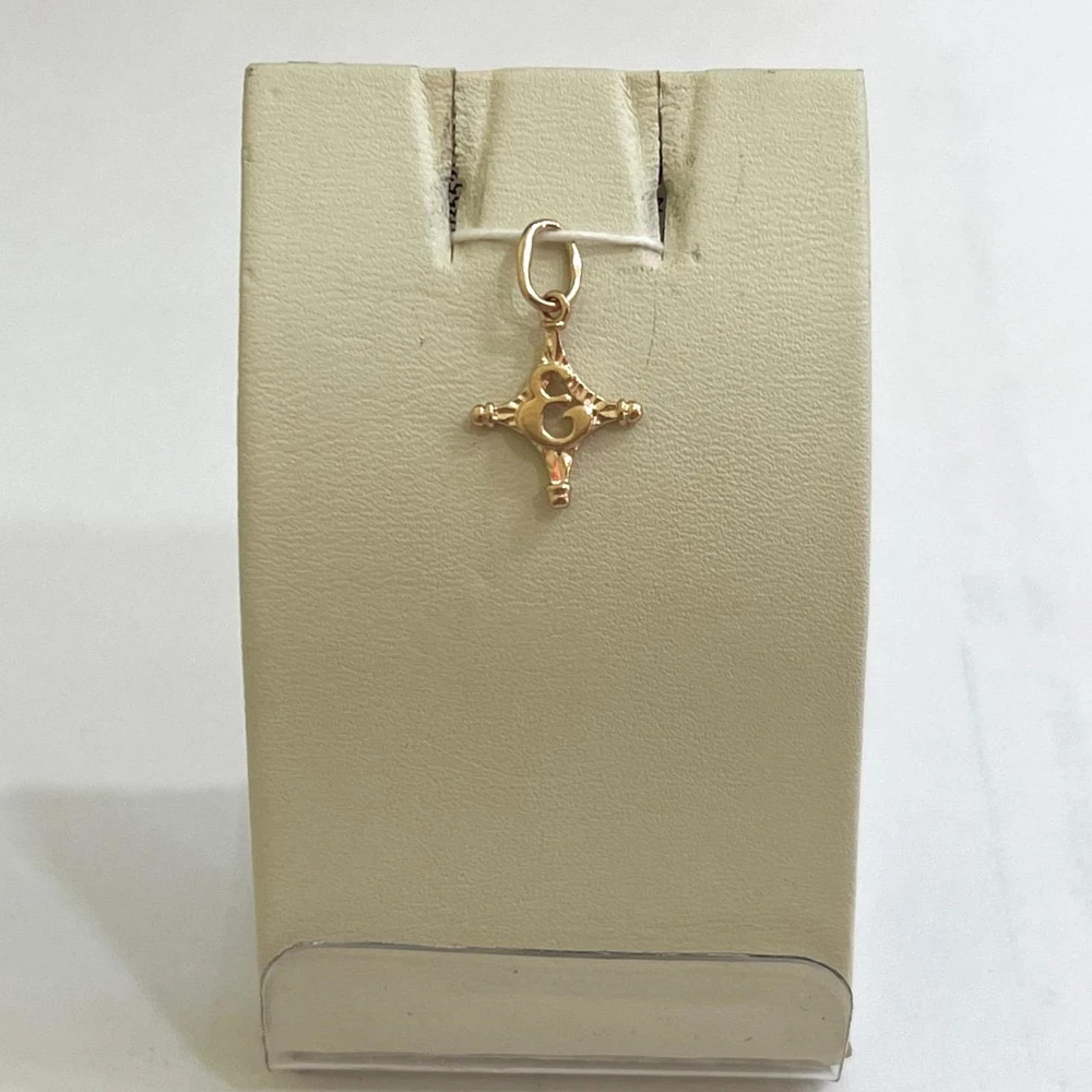 Подвес из красного золота 585 пробы