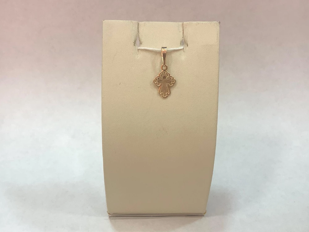 Подвес из красного золота 585 пробы