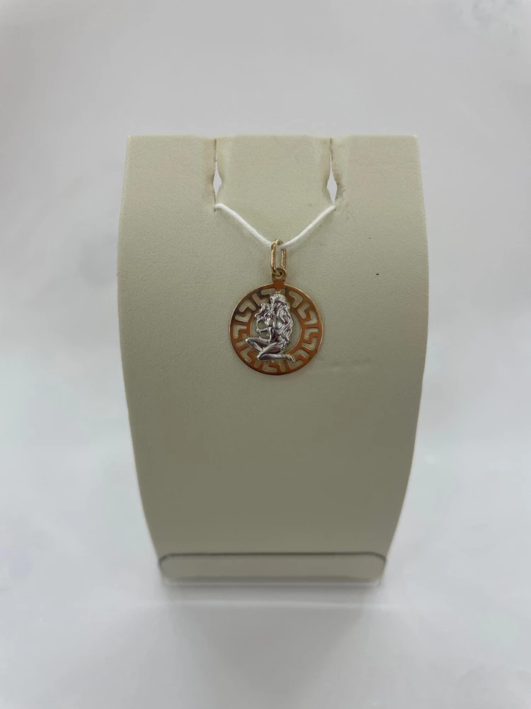 Подвес из красного золота 585 пробы