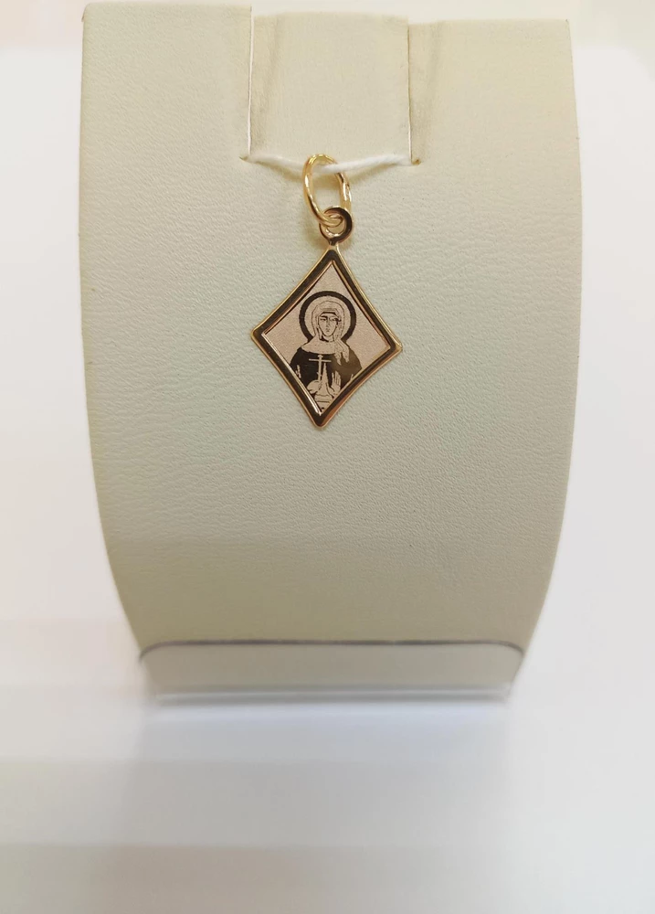 Подвес из красного золота 585 пробы