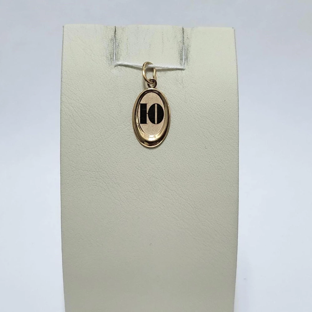 Подвес из красного золота 585 пробы