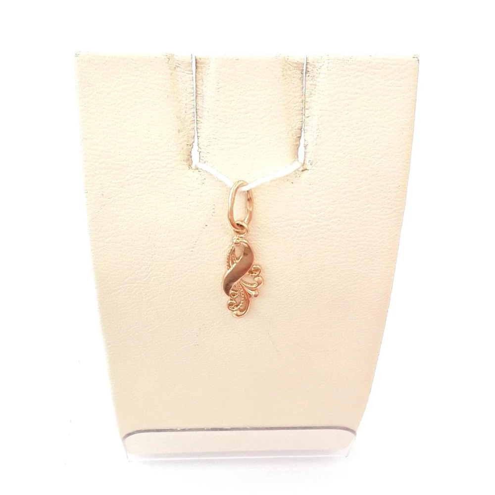 Подвес из красного золота 585 пробы